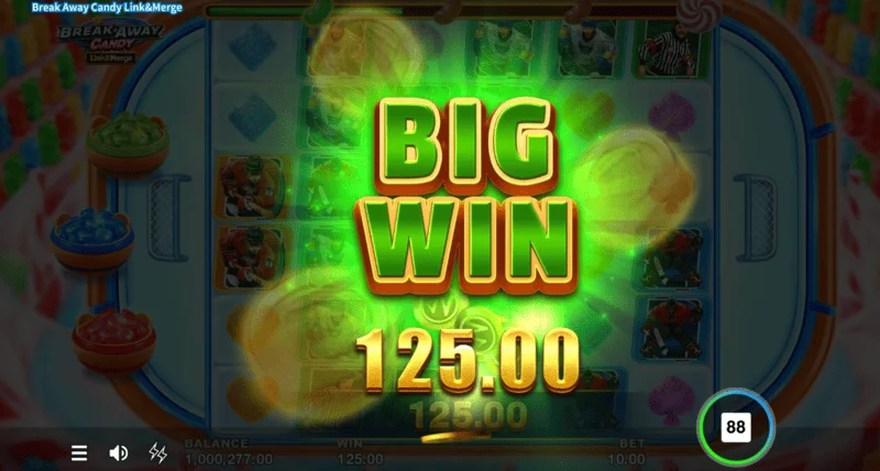 Break Away Candy - acerto de Jackpot Grand x5000 da aposta